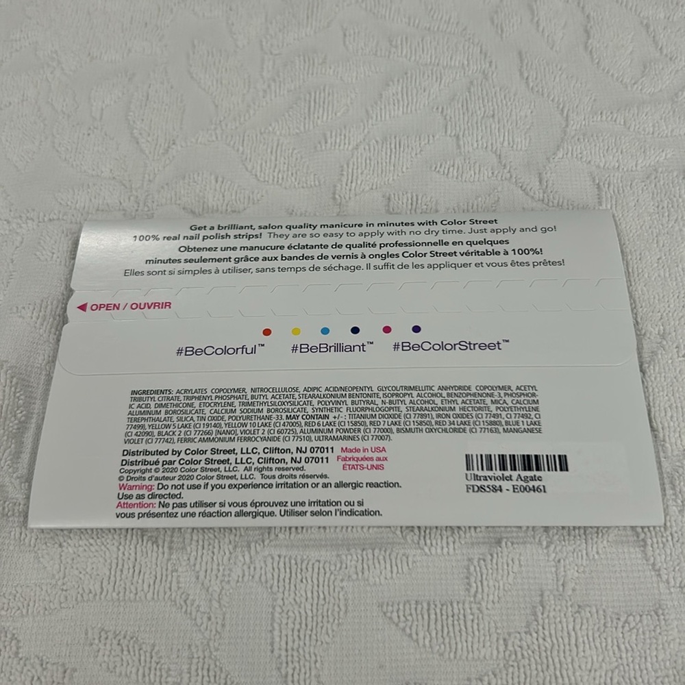 Color street limited edition “Set In Stone” Lot of 5 nail wraps NWT. - Picture 12 of 14
